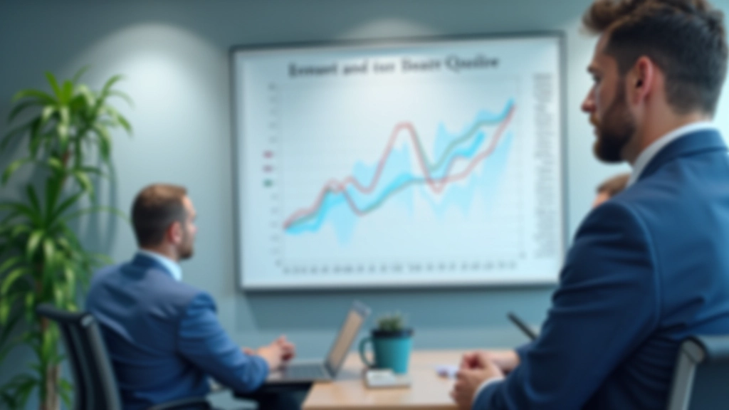 Graphique du cycle économique affiché au mur d'une salle d'analyse