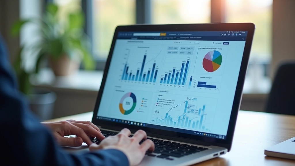 Écran d'ordinateur affichant des graphiques PMI comparatifs manufacturing versus services en temps réel